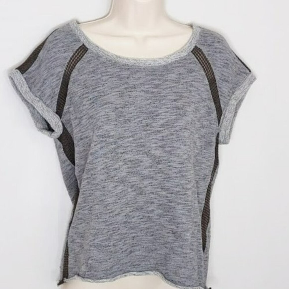 Converse One Star Heather Gray Short Sleeve Top